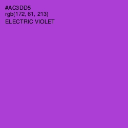 #AC3DD5 - Electric Violet Color Image