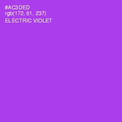 #AC3DED - Electric Violet Color Image