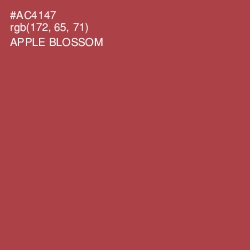 #AC4147 - Apple Blossom Color Image