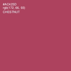 #AC425D - Chestnut Color Image