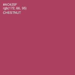 #AC425F - Chestnut Color Image