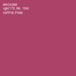 #AC4268 - Hippie Pink Color Image