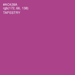 #AC428A - Tapestry Color Image