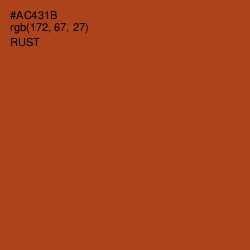 #AC431B - Rust Color Image