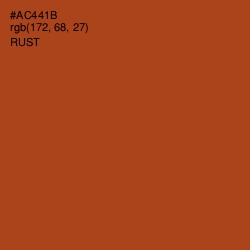 #AC441B - Rust Color Image