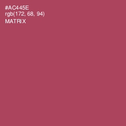 #AC445E - Matrix Color Image