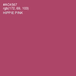 #AC4567 - Hippie Pink Color Image