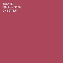 #AC465A - Chestnut Color Image