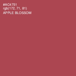 #AC4751 - Apple Blossom Color Image