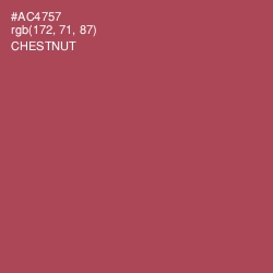 #AC4757 - Chestnut Color Image