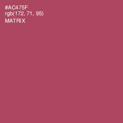 #AC475F - Matrix Color Image