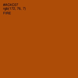 #AC4C07 - Fire Color Image