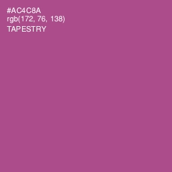 #AC4C8A - Tapestry Color Image