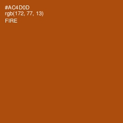 #AC4D0D - Fire Color Image