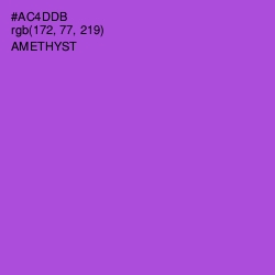 #AC4DDB - Amethyst Color Image