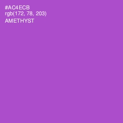 #AC4ECB - Amethyst Color Image