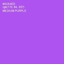 #AC54ED - Medium Purple Color Image