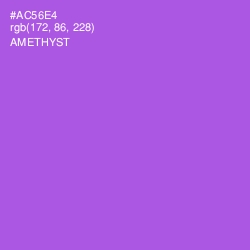 #AC56E4 - Amethyst Color Image