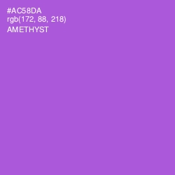 #AC58DA - Amethyst Color Image