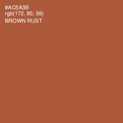 #AC5A3B - Brown Rust Color Image