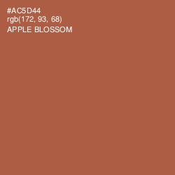 #AC5D44 - Apple Blossom Color Image