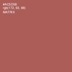 #AC5D58 - Matrix Color Image