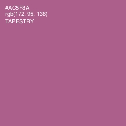 #AC5F8A - Tapestry Color Image