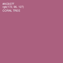 #AC607F - Coral Tree Color Image