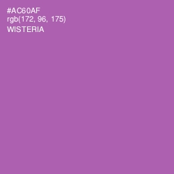 #AC60AF - Wisteria Color Image