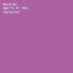 #AC61A0 - Tapestry Color Image