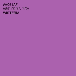 #AC61AF - Wisteria Color Image