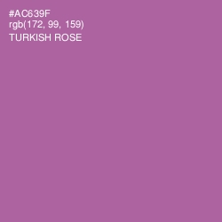 #AC639F - Turkish Rose Color Image