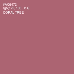 #AC6472 - Coral Tree Color Image