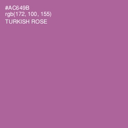 #AC649B - Turkish Rose Color Image