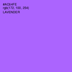 #AC64FE - Lavender Color Image