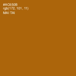 #AC650B - Mai Tai Color Image