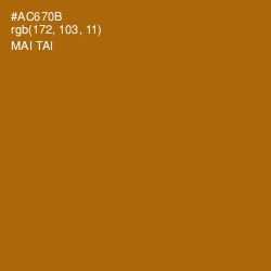 #AC670B - Mai Tai Color Image