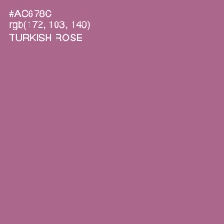 #AC678C - Turkish Rose Color Image