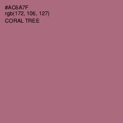 #AC6A7F - Coral Tree Color Image