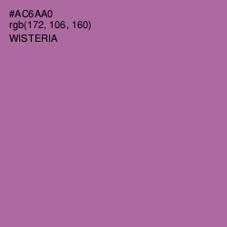 #AC6AA0 - Wisteria Color Image