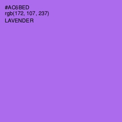 #AC6BED - Lavender Color Image