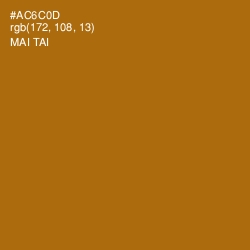 #AC6C0D - Mai Tai Color Image