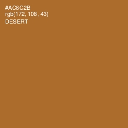 #AC6C2B - Desert Color Image