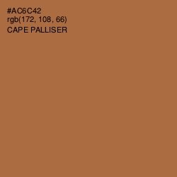 #AC6C42 - Cape Palliser Color Image