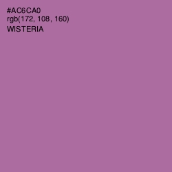 #AC6CA0 - Wisteria Color Image