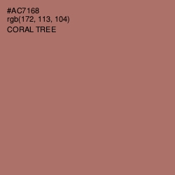 #AC7168 - Coral Tree Color Image