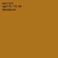 #AC731C - Mandalay Color Image