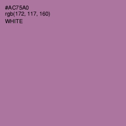 #AC75A0 - Mountbatten Pink Color Image