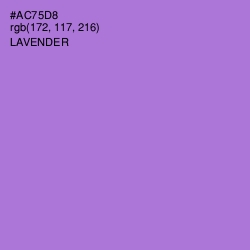 #AC75D8 - Lavender Color Image