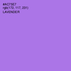 #AC75E7 - Lavender Color Image